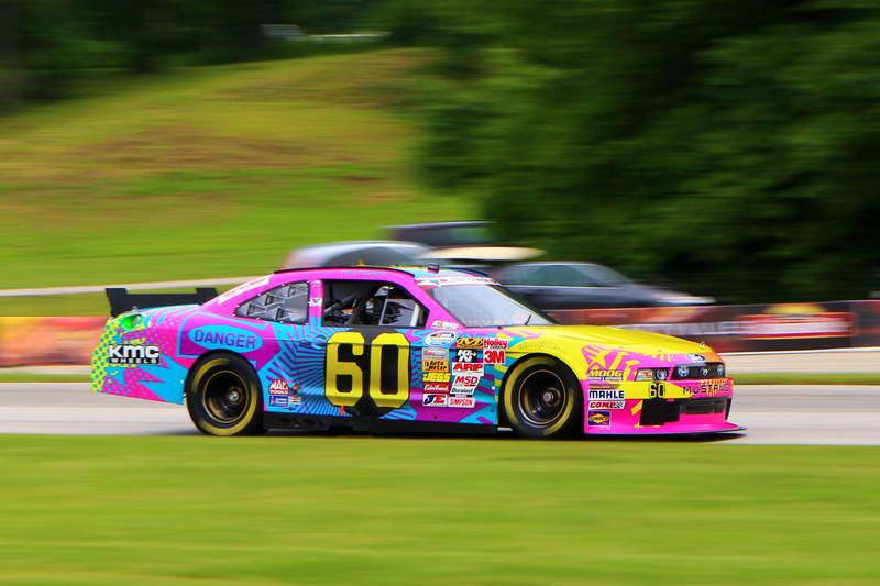 This is the real thing, racing at Road America. Note the spoiler and hood and trim. And font. And font color.